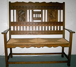Sitzbank, Bank, antik um 1890, Nordsee - Region vergrssern